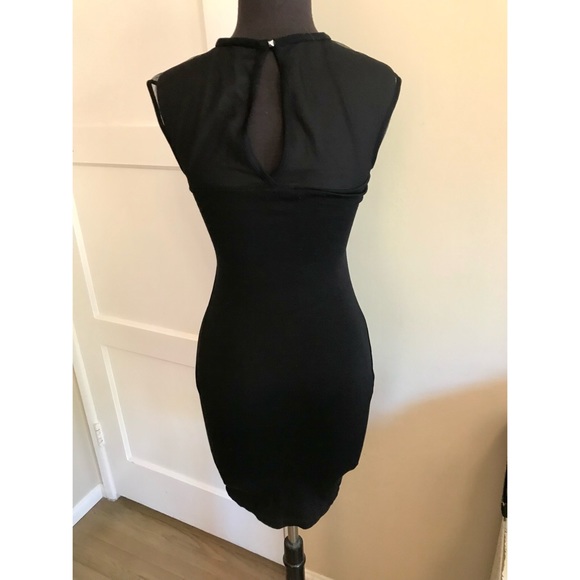 Diesel Dress with Mesh and Leather Bodice - Picture 7 of 16